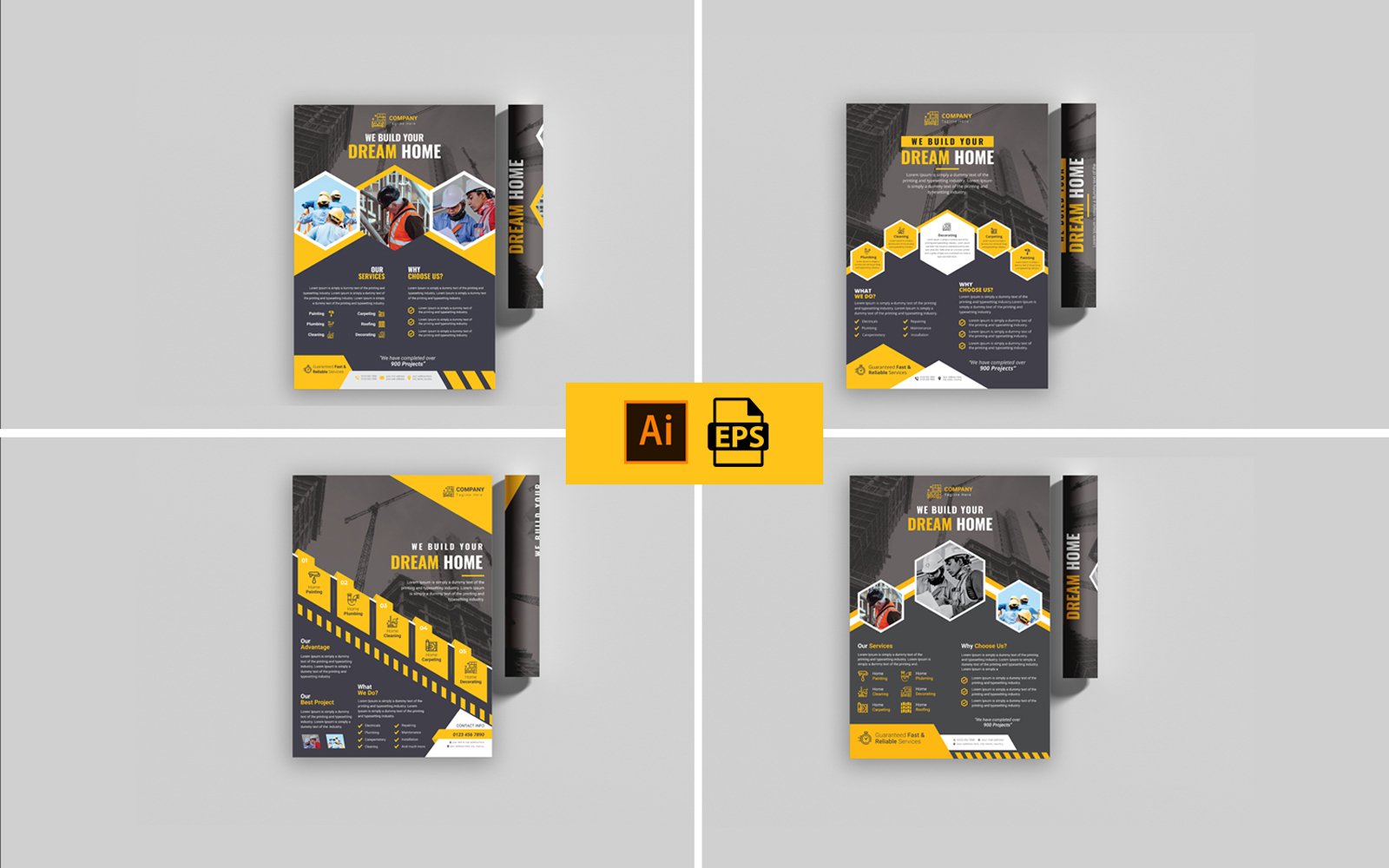 Kit Graphique #275868 Relator Construction Divers Modles Web - Logo template Preview