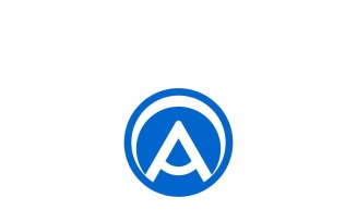 A letter unique logo design