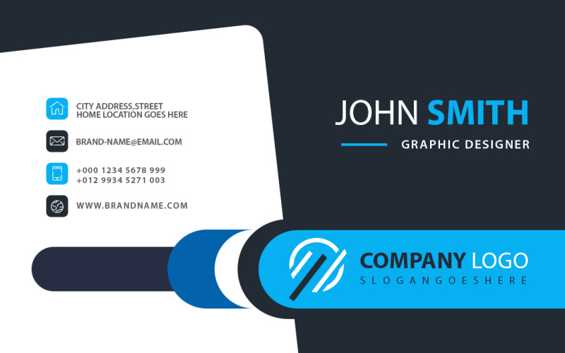 Modern Pro Business Card PSD Corporate Identity