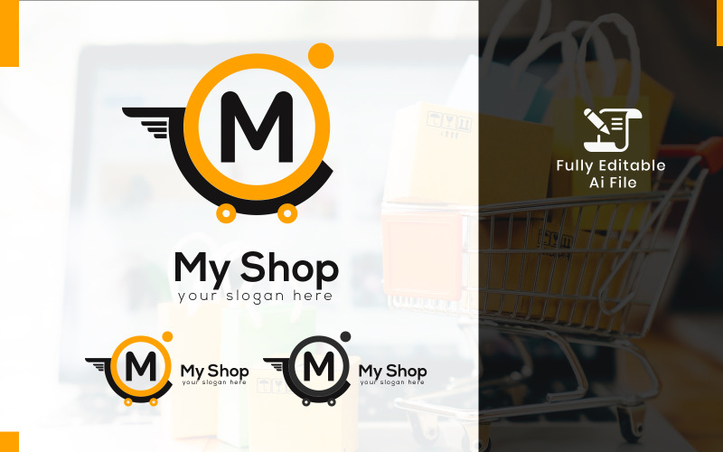 My ecommerce Logo template Logo Template