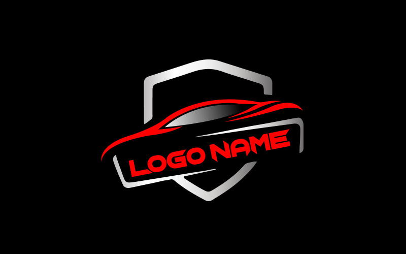Сreative and Гnique Сar Дogo Logo Template