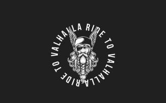 Viking Motorcycle Logo vector