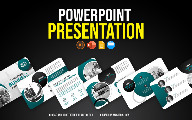 Creative and Modern business presentation slides template PowerPoint Template