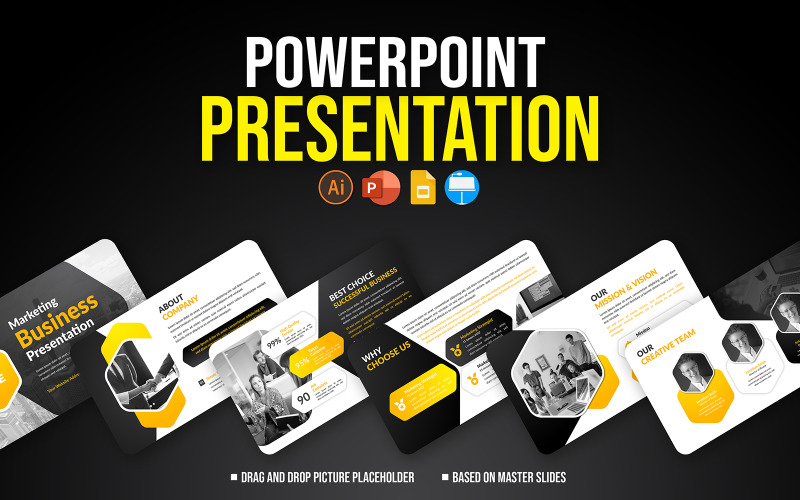 Creative business presentation slides template PowerPoint Template