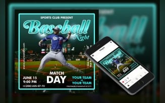 Baseball Flyer | Social Media