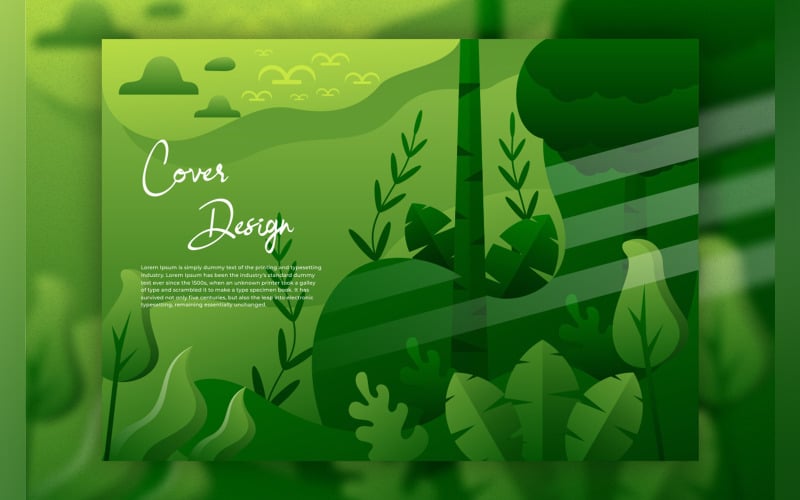Nature Cover Design Template Corporate Identity
