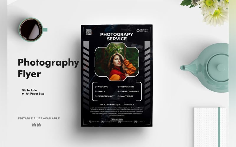 Photograph Flyer Template Corporate Identity