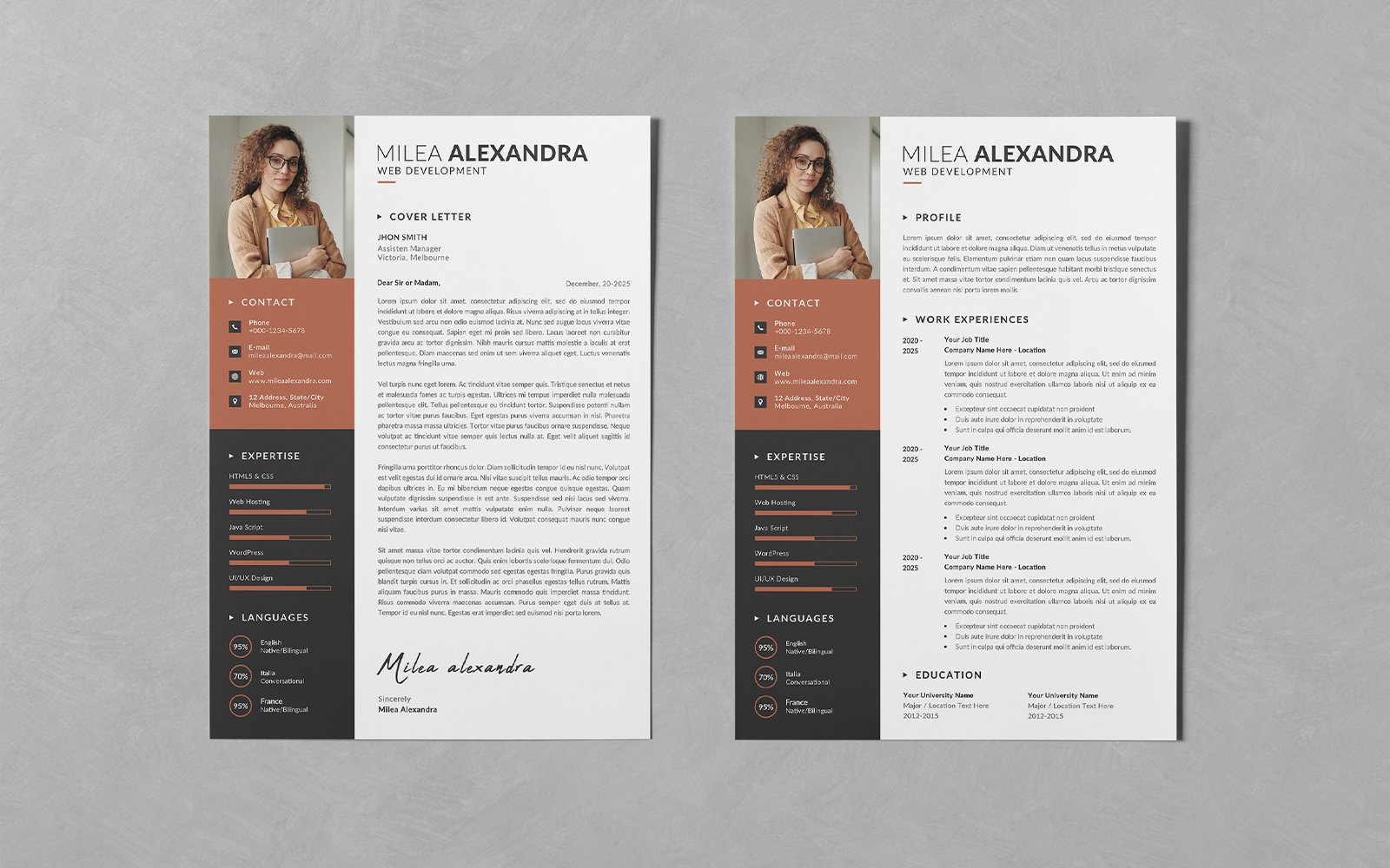 Kit Graphique #276112 Resume Business Divers Modles Web - Logo template Preview