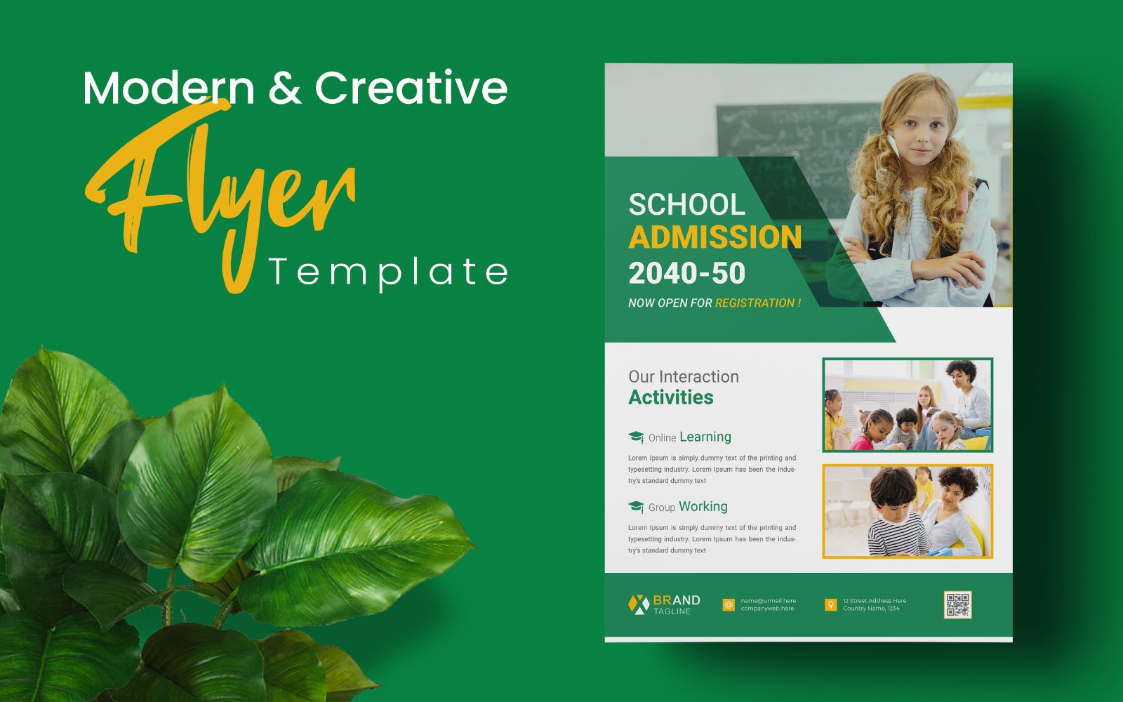 Template #276133 School Admission Webdesign Template - Logo template Preview