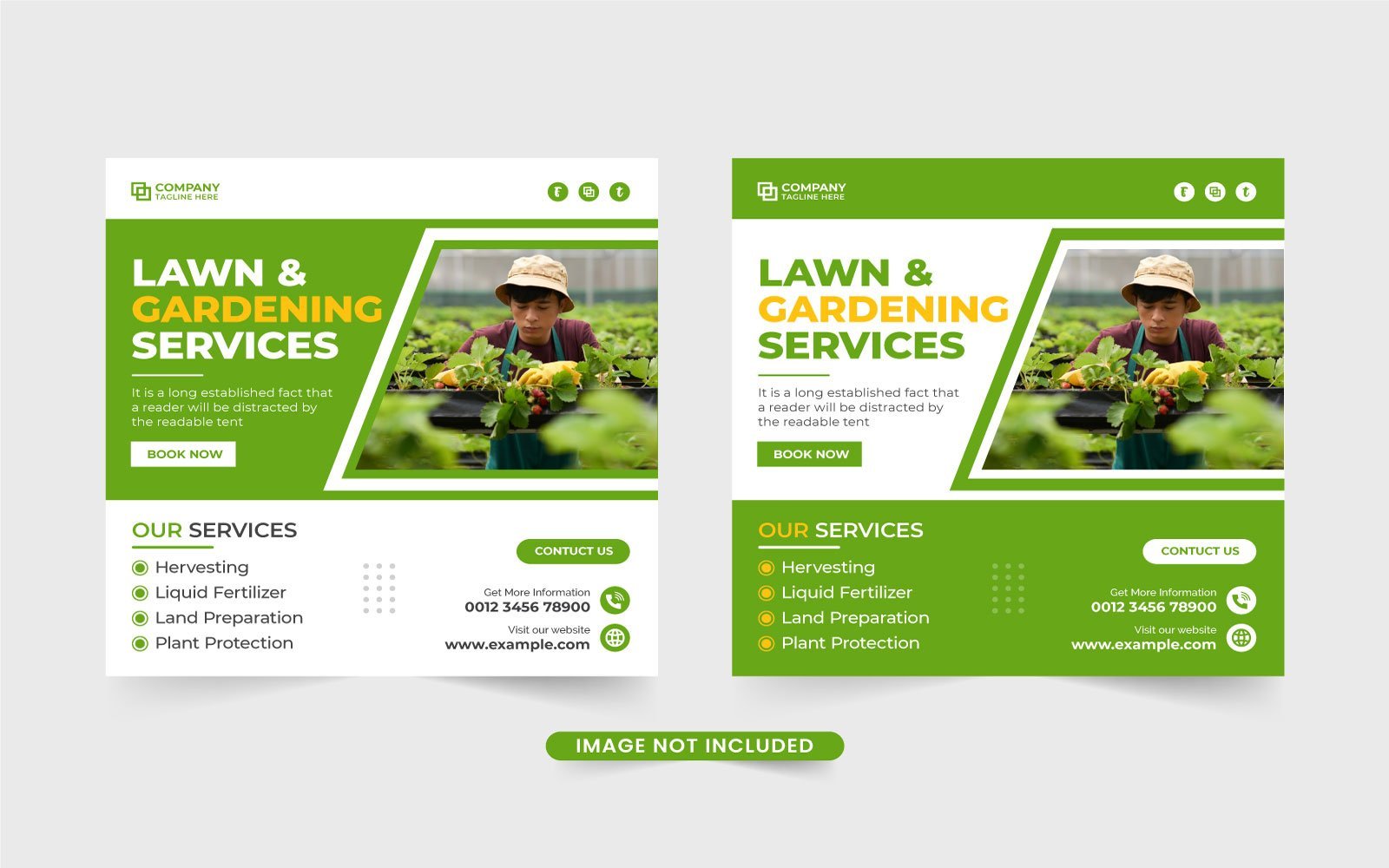 Template #276180 Banner Garden Webdesign Template - Logo template Preview