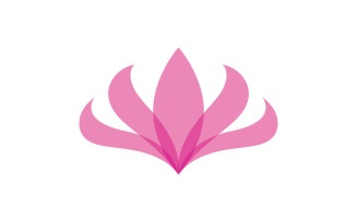 Beauty Lotus Flower logo template. V6