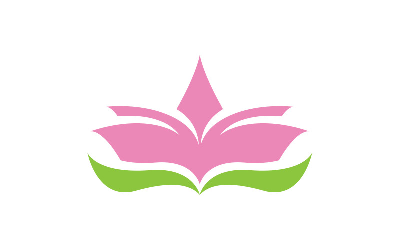 Beauty Lotus Flower logo template. V7 Logo Template