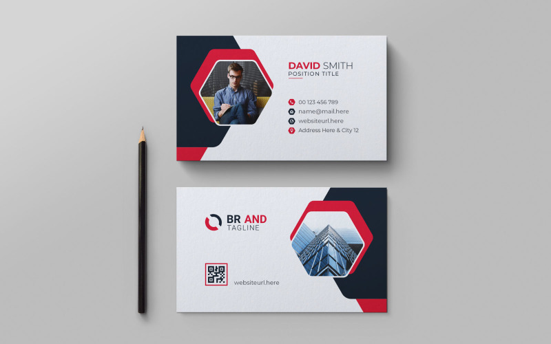 Creative Business Card Design Template Corporate Identity