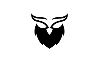 Owl logo template. Vector Illustration V3