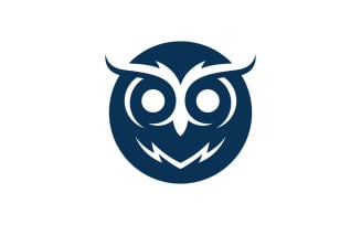 Owl logo template. Vector Illustration V4