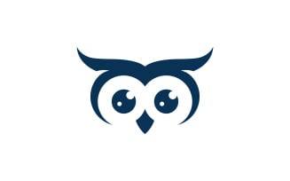 Owl logo template. Vector Illustration V6
