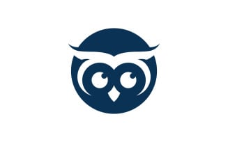 Owl logo template. Vector Illustration V7