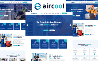 Aircool - Air Conditioning & Heating Services HTML5 Template