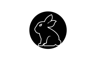 Black Rabbit Icon And Symbol Template 10