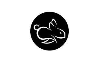 Black Rabbit Icon And Symbol Template 11