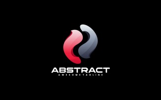 Abstract Gradient Logo Design 1