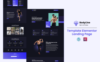Bodyline Gym - Health and Fitness Services Landing Page