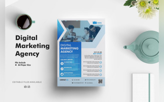 Business Marketing Agency Flyer Template