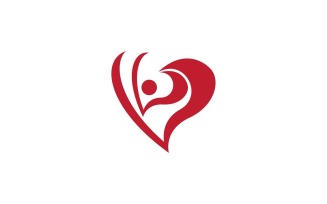 Love Heart Red Logo And Symbol 6
