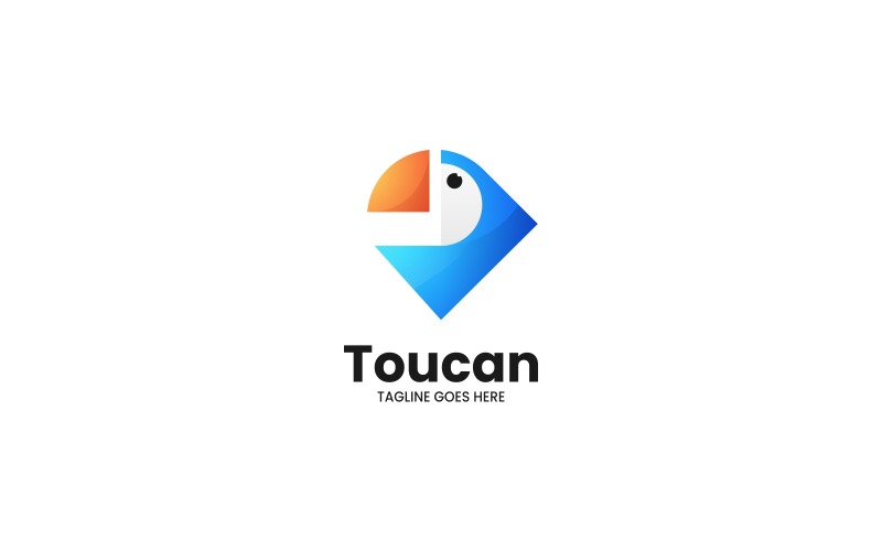 Toucan Gradient Logo Style 3 Logo Template