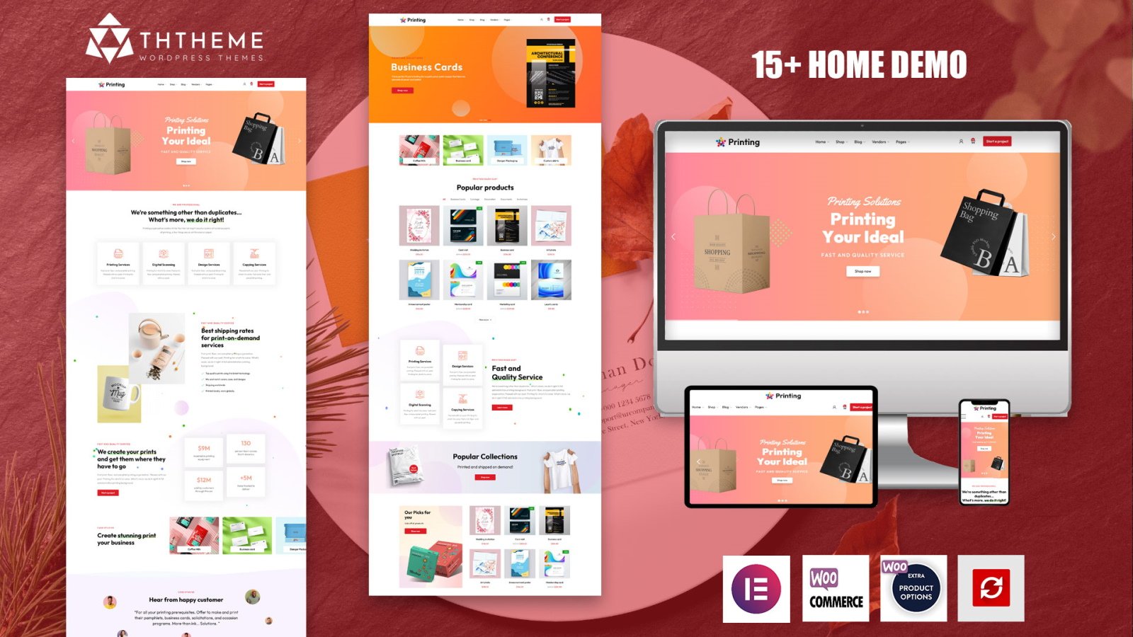 Template #276524 Printing Services Webdesign Template - Logo template Preview
