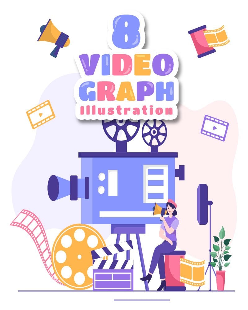 Kit Graphique #276590 Videographer Camera Divers Modles Web - Logo template Preview