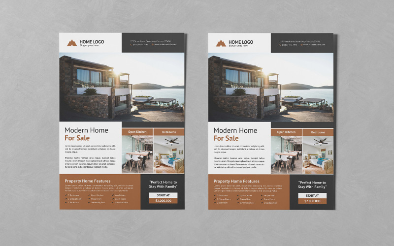 Creative Agency Real Estate Flyers Templates Corporate Identity