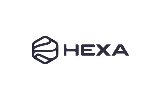 Hexagon Line Art Logo Design
