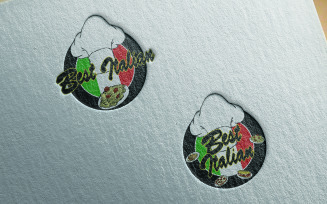 Italian Restaurant and Food Logo Template.
