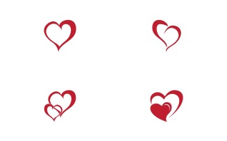 Love Heart Red Logo And Symbol 23