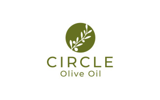 Olive Logo Design Vector Template