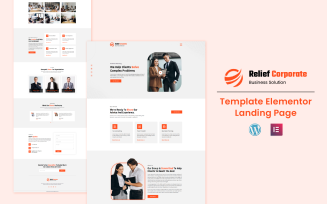 Relief Corporate - Business And Solution Landing Page