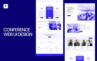 Conference Web UI Design Template