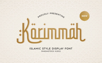 Korimmah Arabic Style Typeface