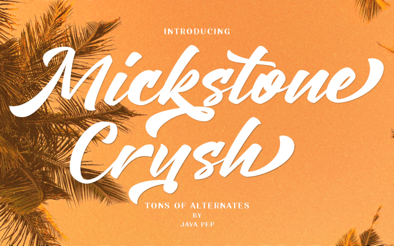 Mickstone Crush / tons of alternates Font