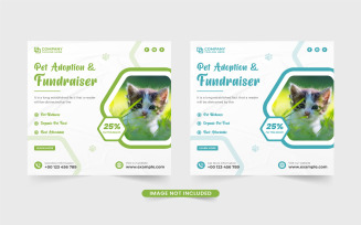 Pet supplies and healthcare template