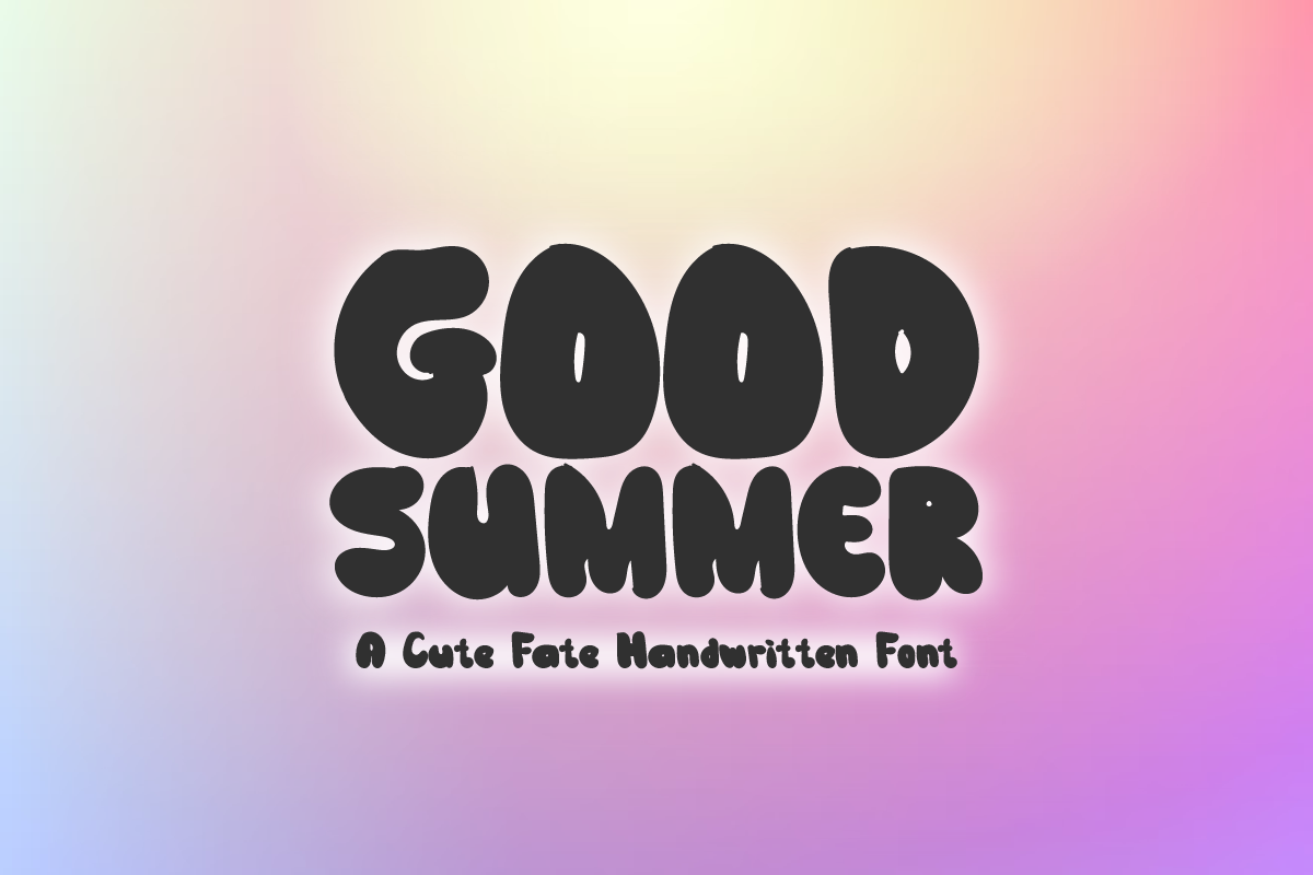 Good Summer - A Groovy Handwritten Font