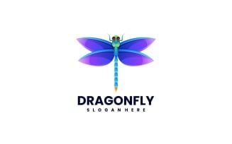 Dragonfly Gradient Logo Template