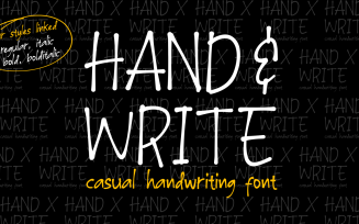 Hand & Write / 4 style linked