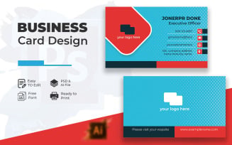 Visiting or Business Card Design Templates