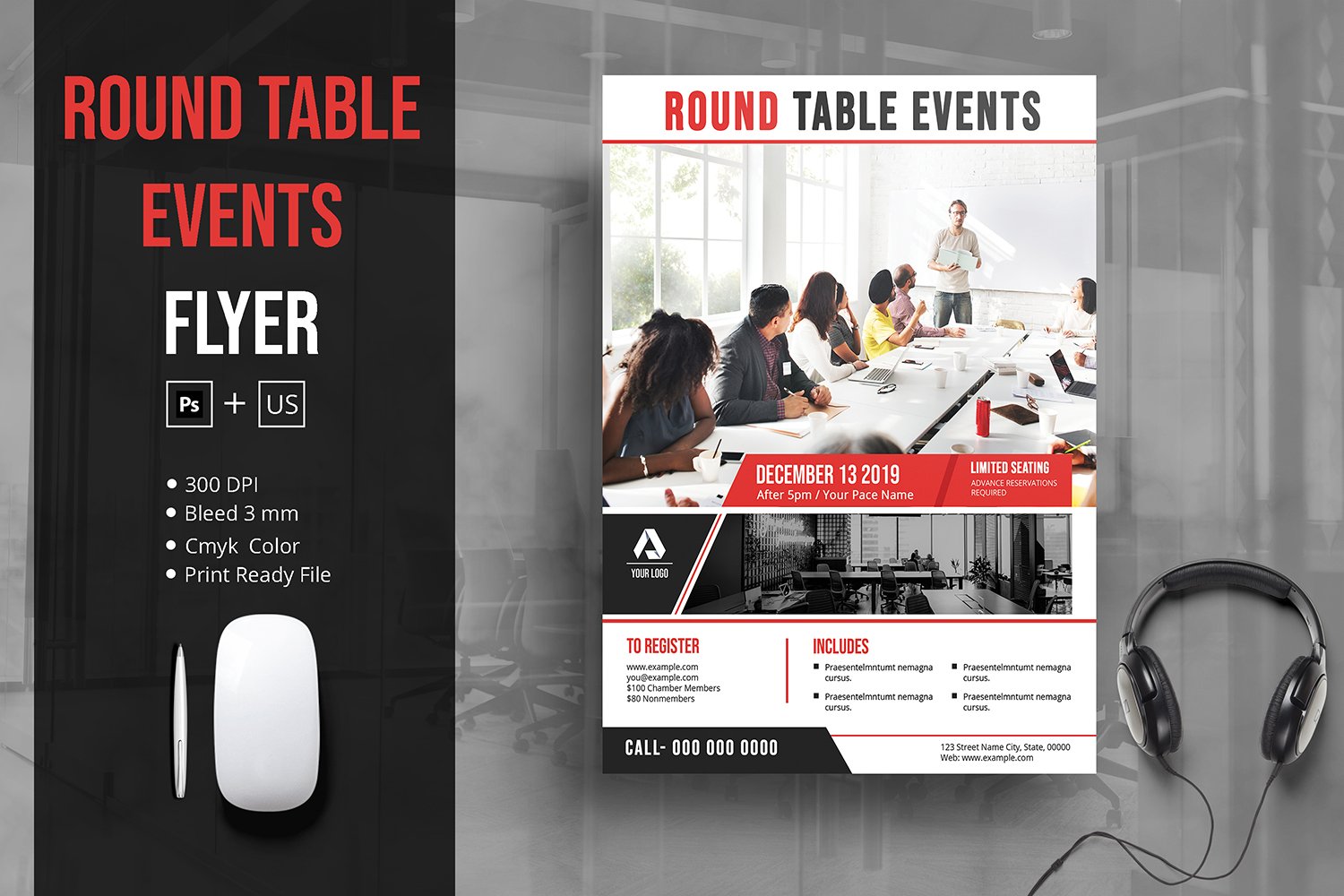 Template #276808 Table Event Webdesign Template - Logo template Preview