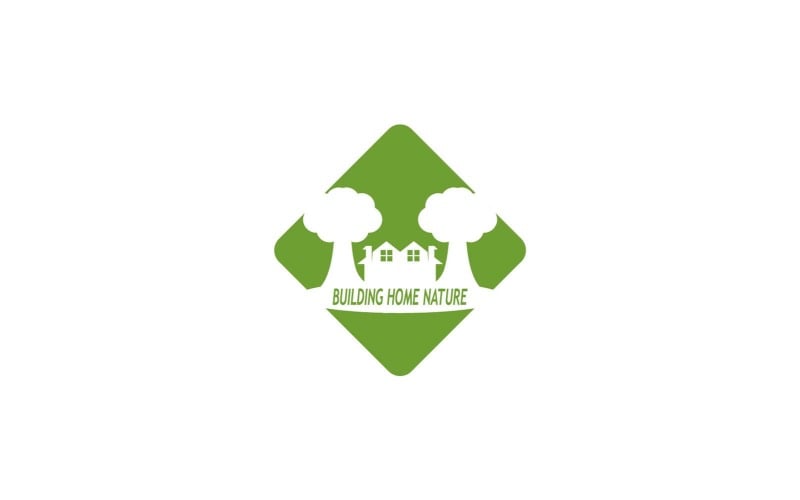 Building Home Nature Logo Vector Template 16 Logo Template