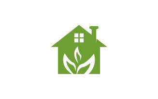 Building Home Nature Logo Vector Template 2