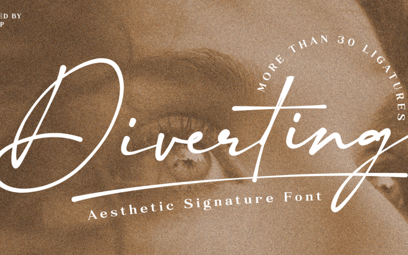 Diverting - Aesthetic Signature Font