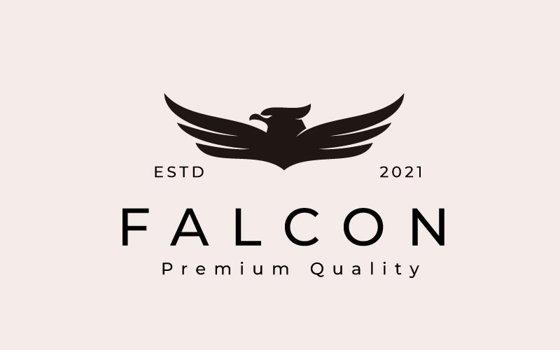Eagle Hawk Falcon Logo Design Template Logo Template
